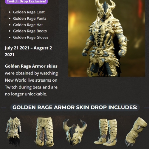  New World Twitch Drops  40 Weapon ve Fazlası